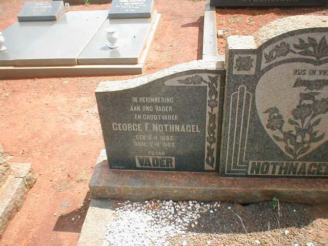 NOTHNAGEL George F. 1885-1063