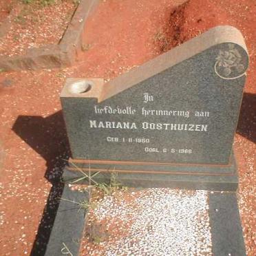 OOSTHUIZEN Mariana 1950-1968