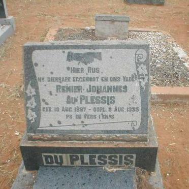 PLESSIS Renier Johannes, du 1887-1955