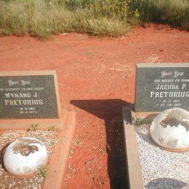 PRETORIUS Wynand J. 1910-1972 &amp; Jacoba P. 1917-1992