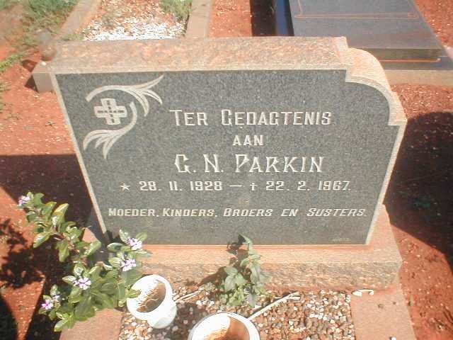 PARKIN G N 1928-1967