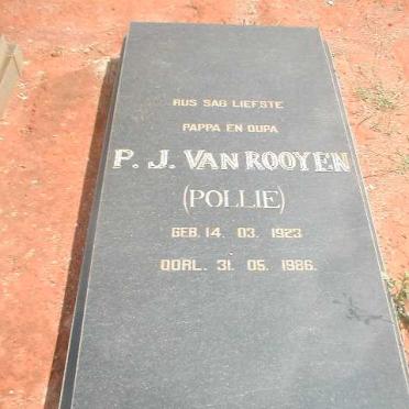 ROOYEN P.J., van 1923-1986
