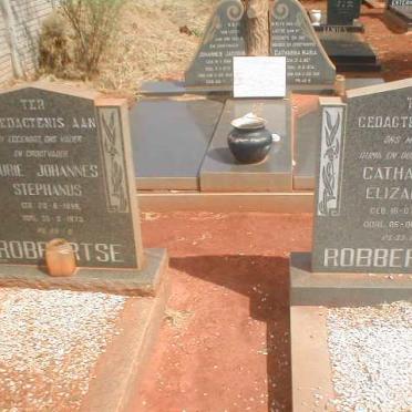 ROBBERTSE Jurie Johannes Stephanus 1898-1973 &amp; Catharina Elizabeth 1893-1993