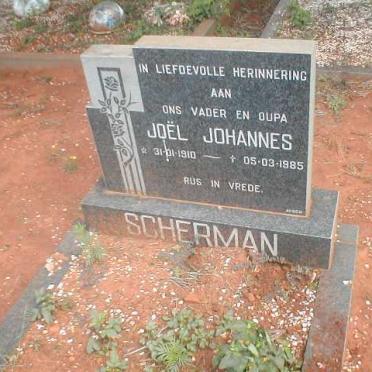 SCHERMAN Joel Johannes 1910-1985