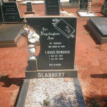 SLABBERT Louis Hendrik 1917-1990