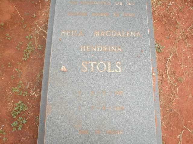 STOLS Heila Magdalena Hendrina 1917-19?7