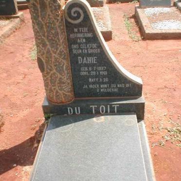 TOIT Danie, du 1937-1961