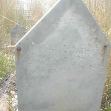 VENTER Jan Louis 1898-1918
