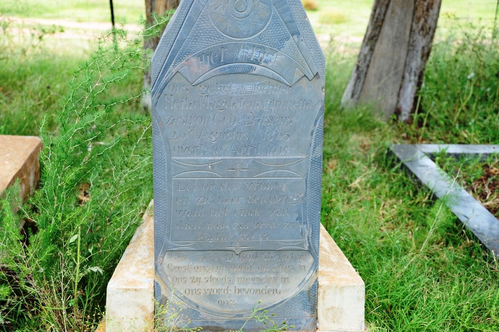 ZASTRON Heila Magdalena Pitronella nee ERASMUS 1895-1916