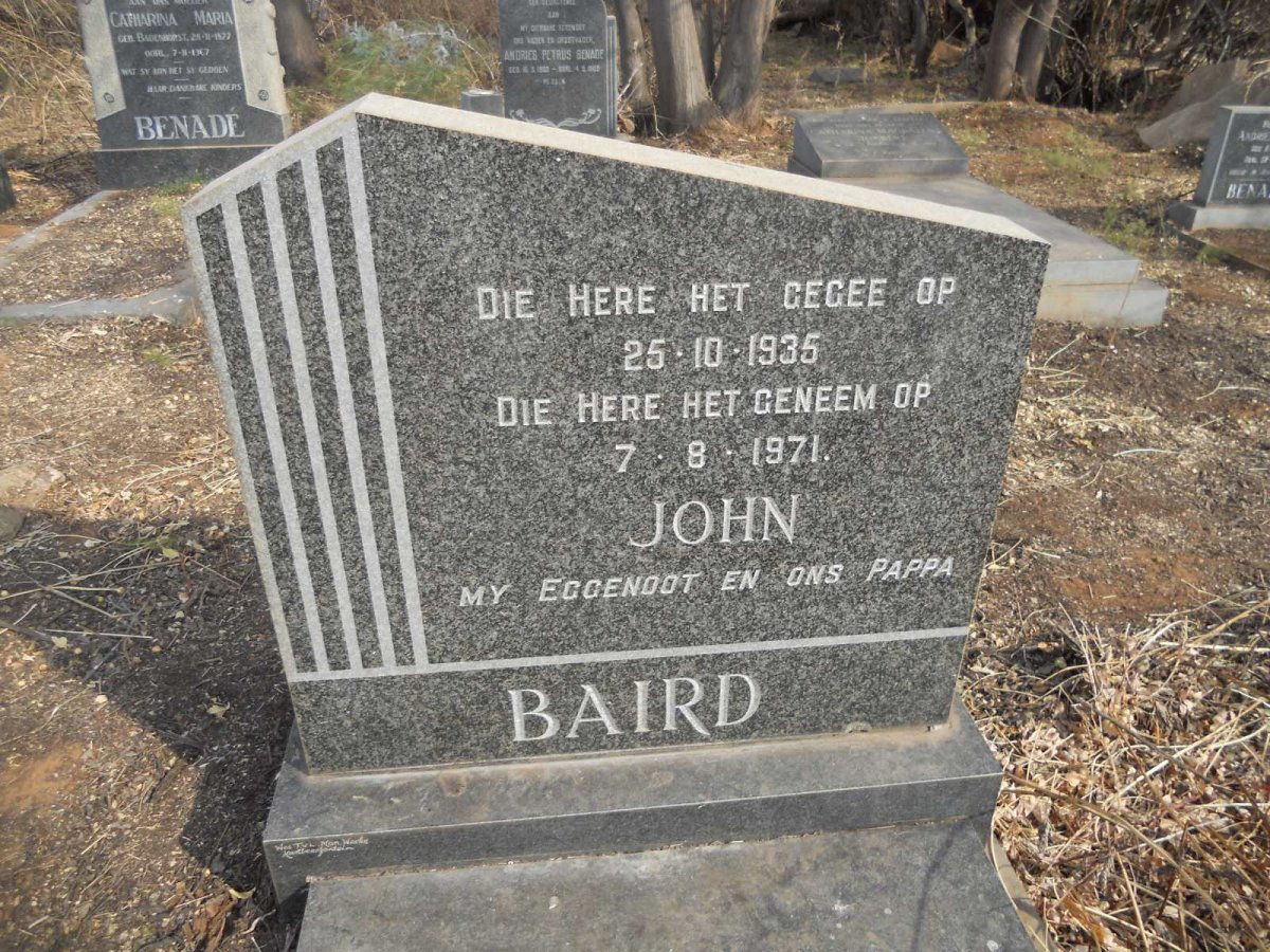 BAIRD John 1935-1971
