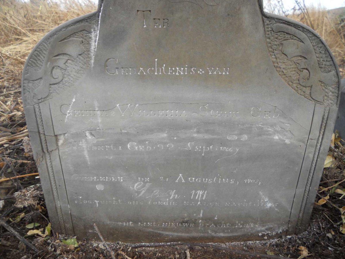 STEYN Gesina Willemina nee JOUBERT 1866-1903