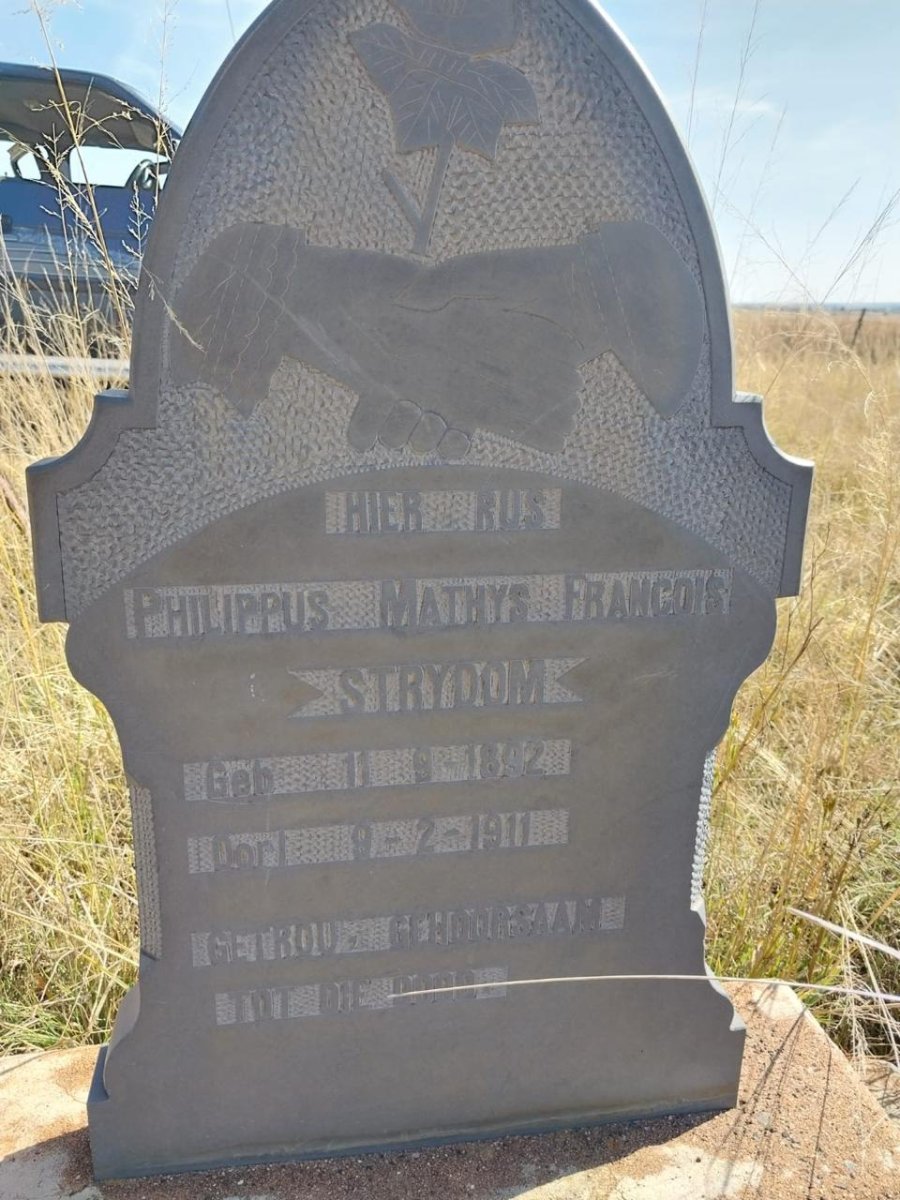 STRYDOM Philippus Mathys Francois 1892-1911