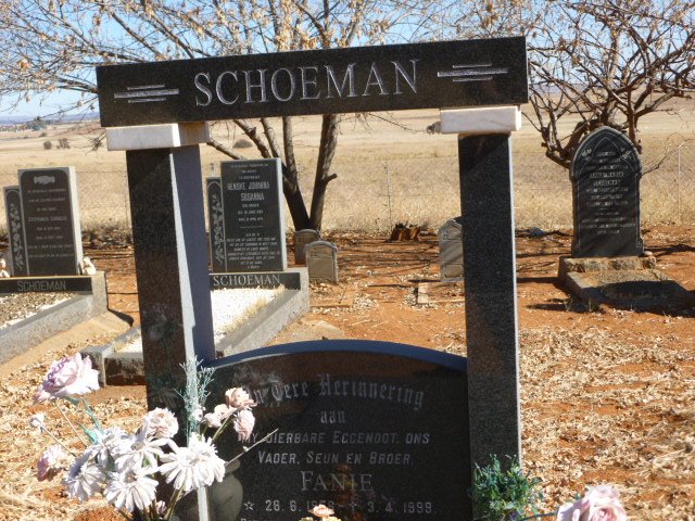 SCHOEMAN Fanie 1956-1999