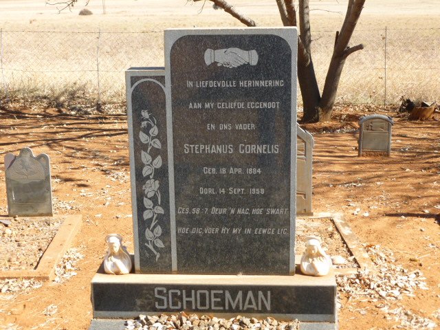 SCHOEMAN Stephanus Cornelius 1884-1958