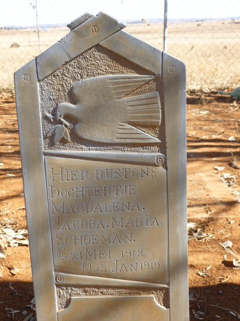 SCHOEMAN Magdalena Jacoba Maria 1918-1919