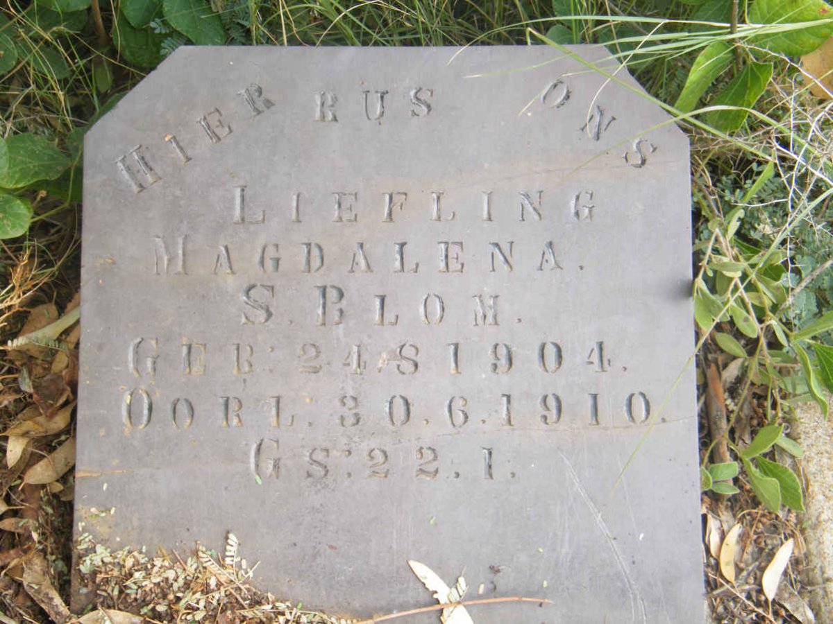 BLOM Magdalena S. 1904-1910
