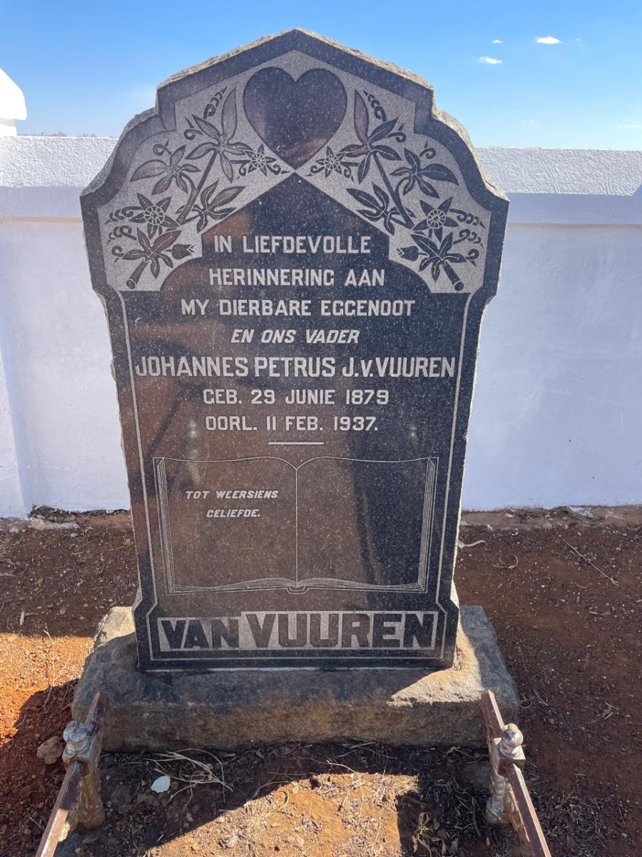 VUUREN Johannes Petrus, J.v. 1879-1937
