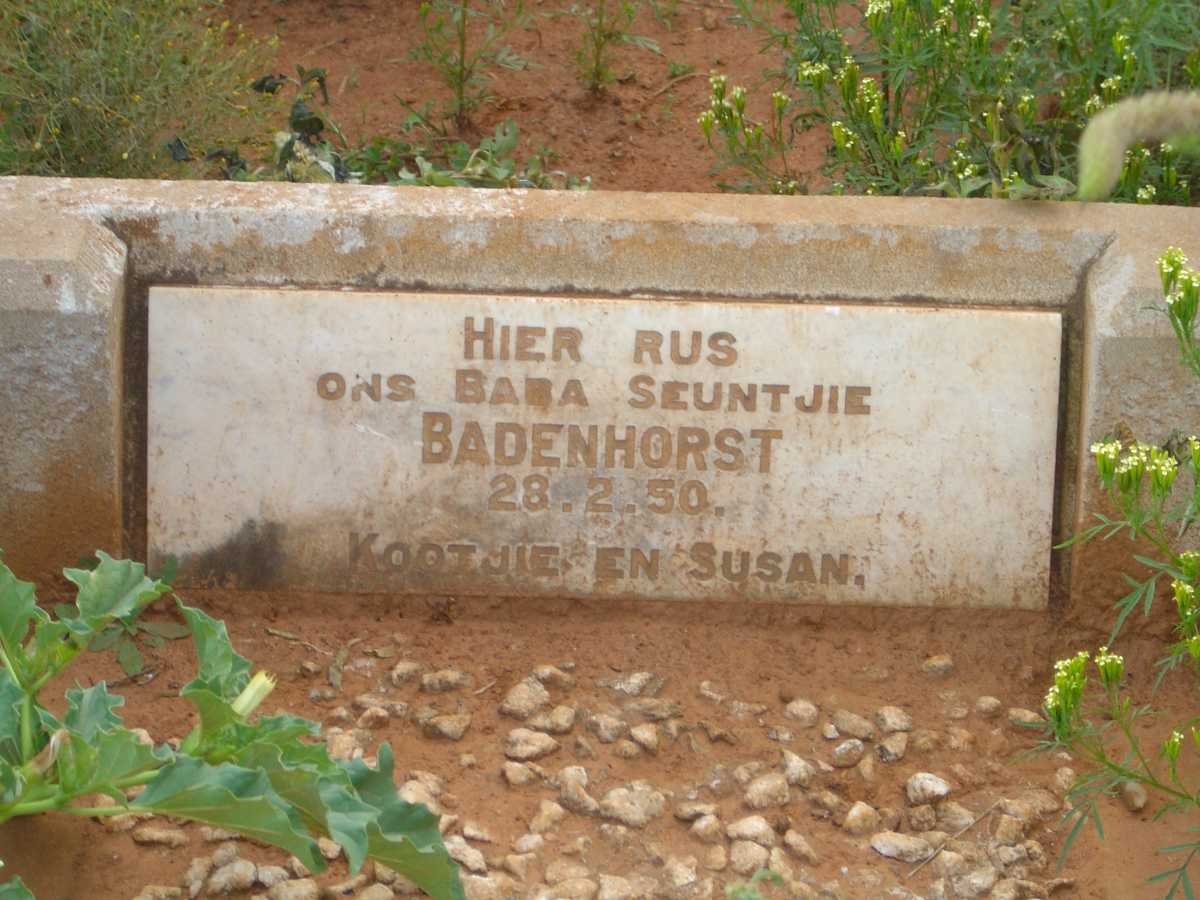 BADENHORST Baba -1950