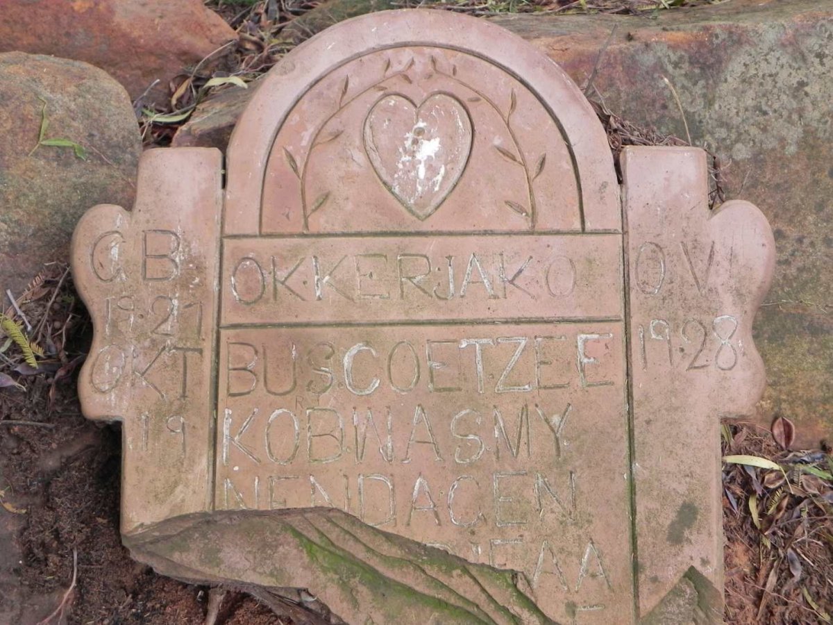 COETZEE Okker Jakobus 192?-1928