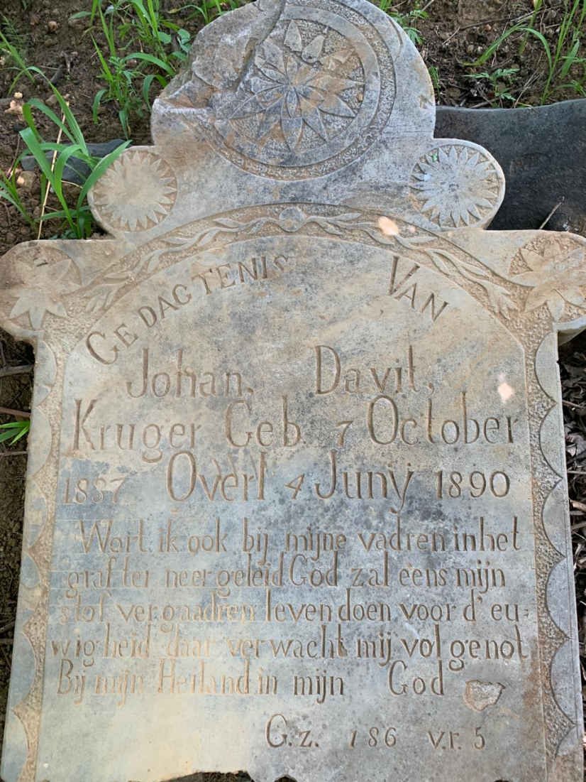 KRUGER Johan Davit 1837-1890