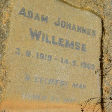 WILLEMSE Adam Johannes 1919-1969