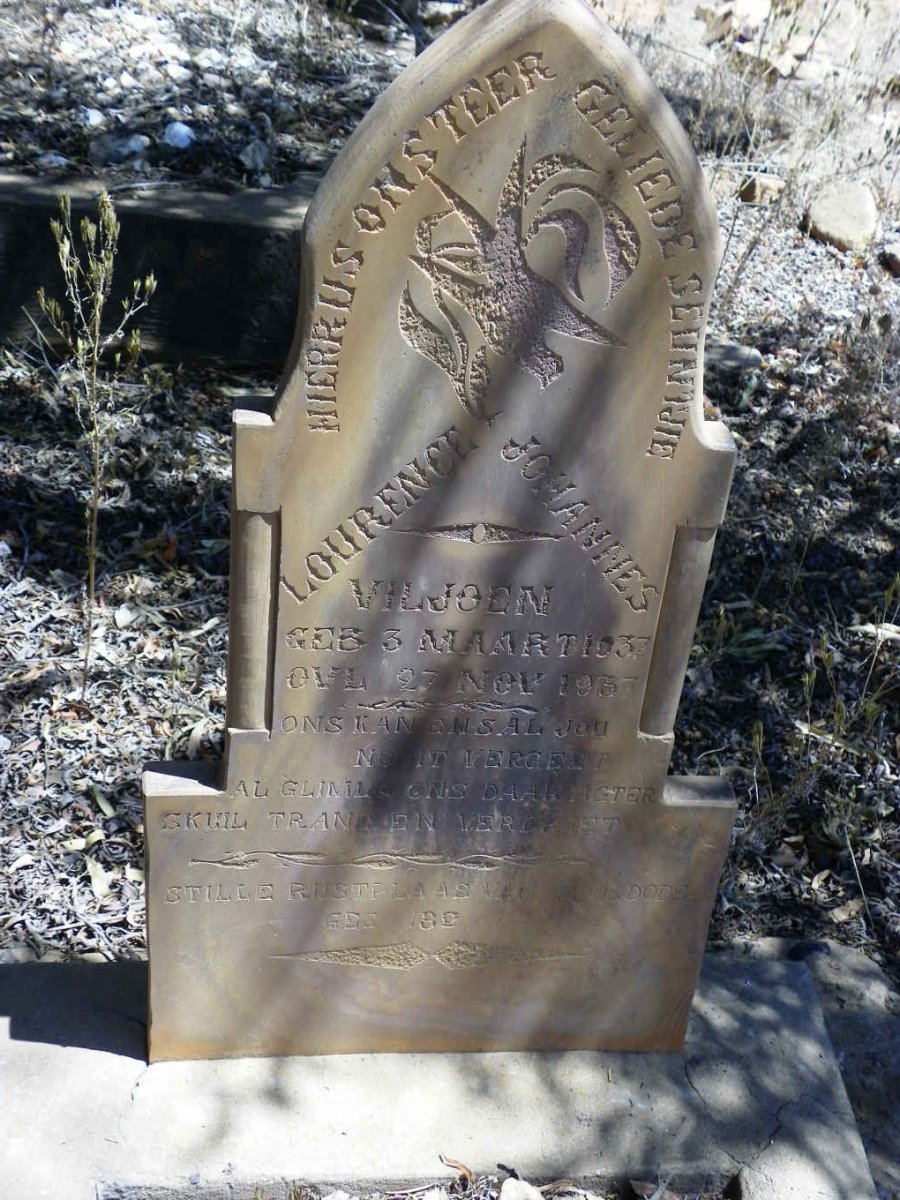 VILJOEN Lourence Johannes 1937-1937