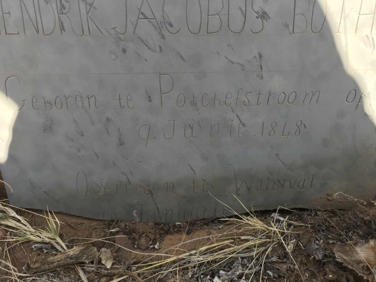 BOTHA Hendrik Jacobus 1848-