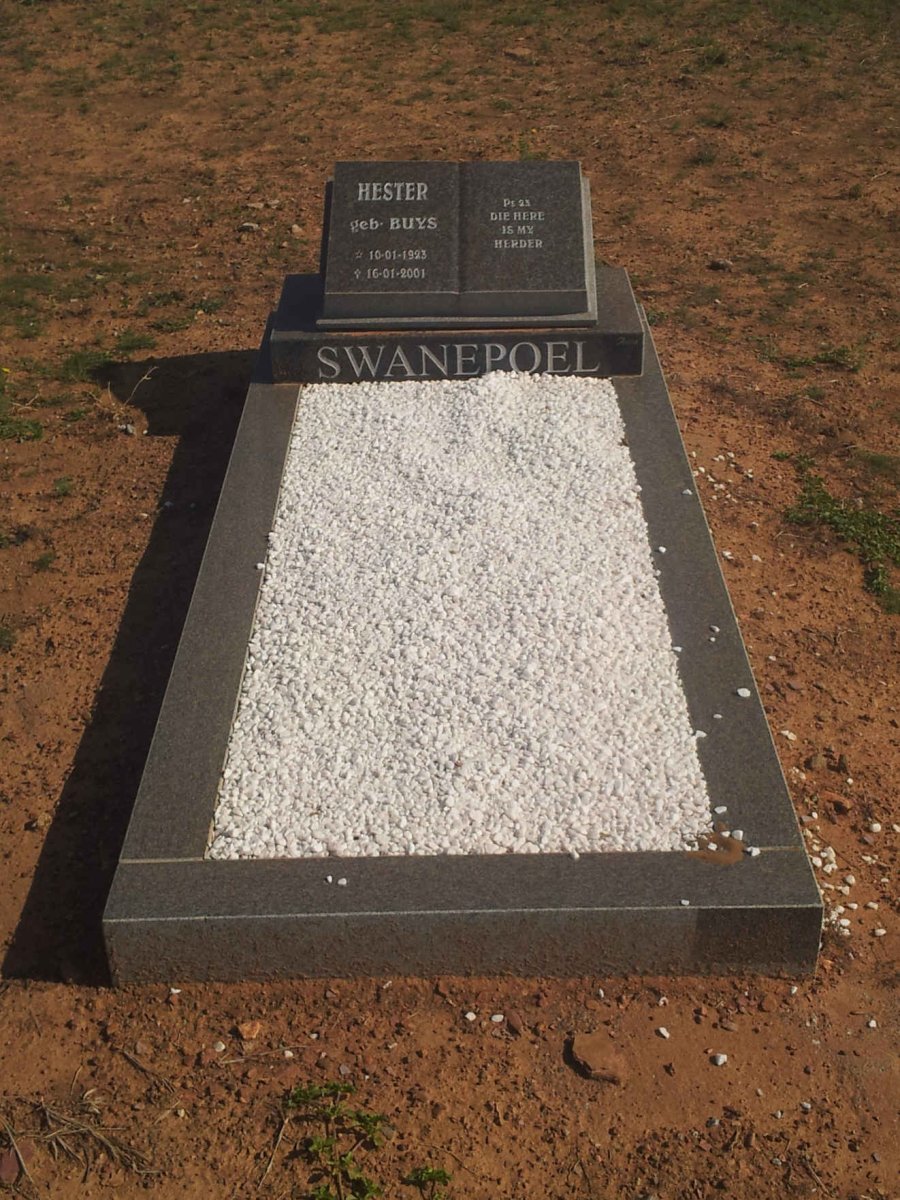 SWANEPOEL Hester nee BUYS 1923-2001