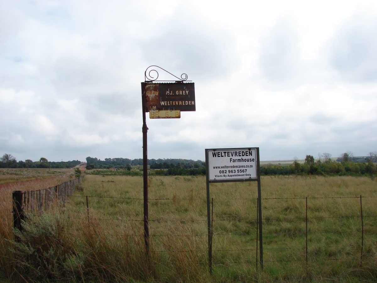 1. Entrance to the farm Weltevreden