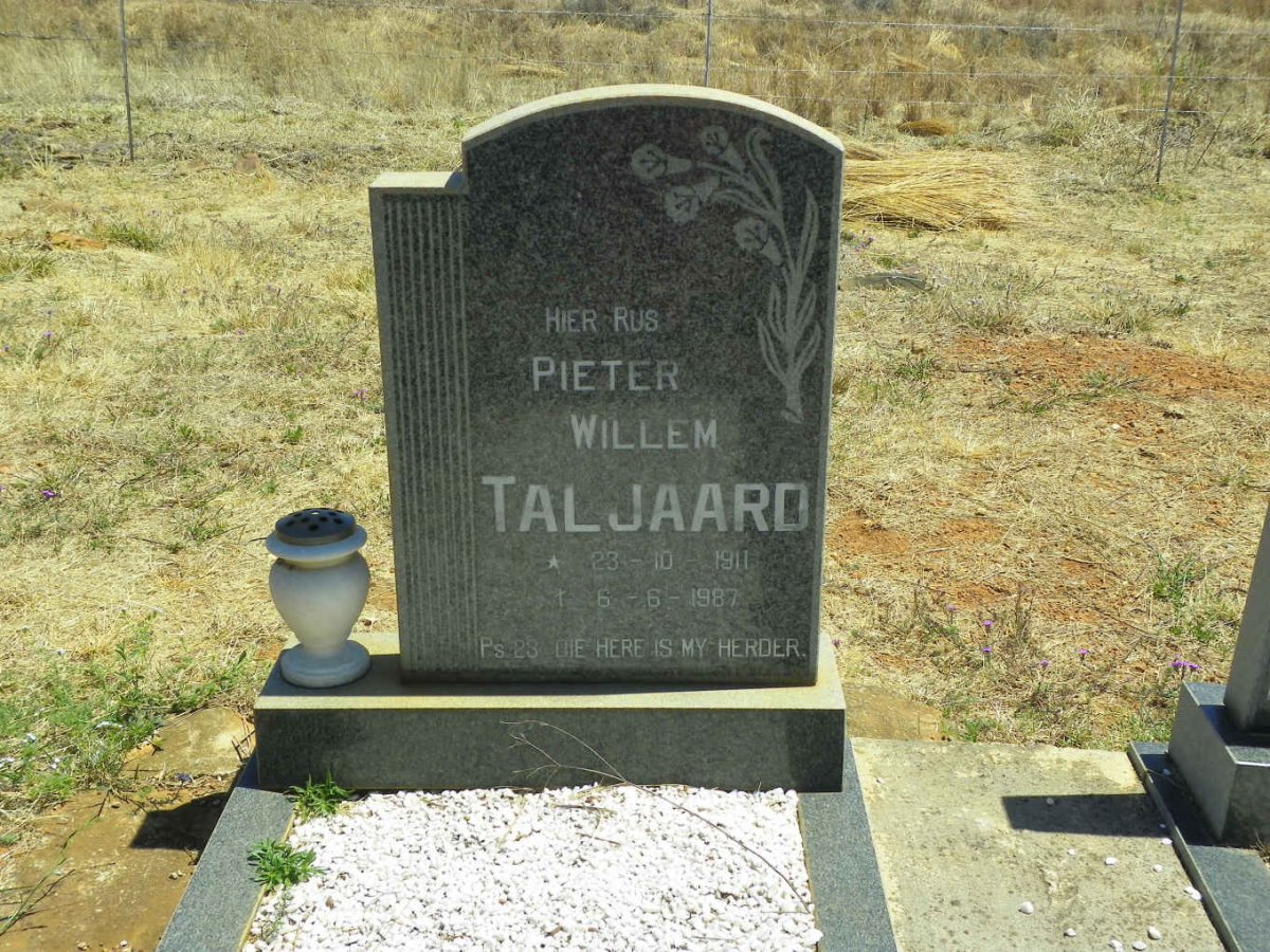 TALJAARD Pieter Willem 1911-1987