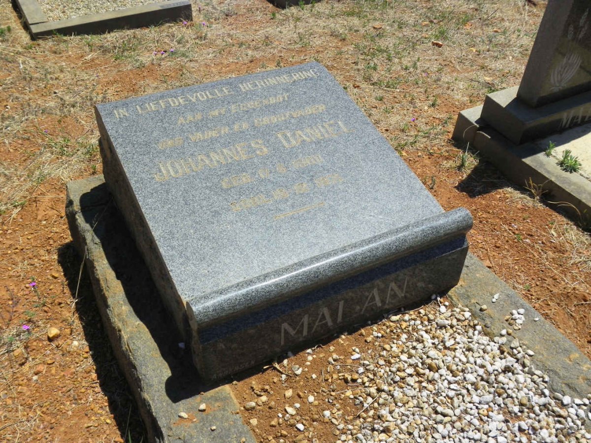 MALAN Johannes Daniel 1900-1971