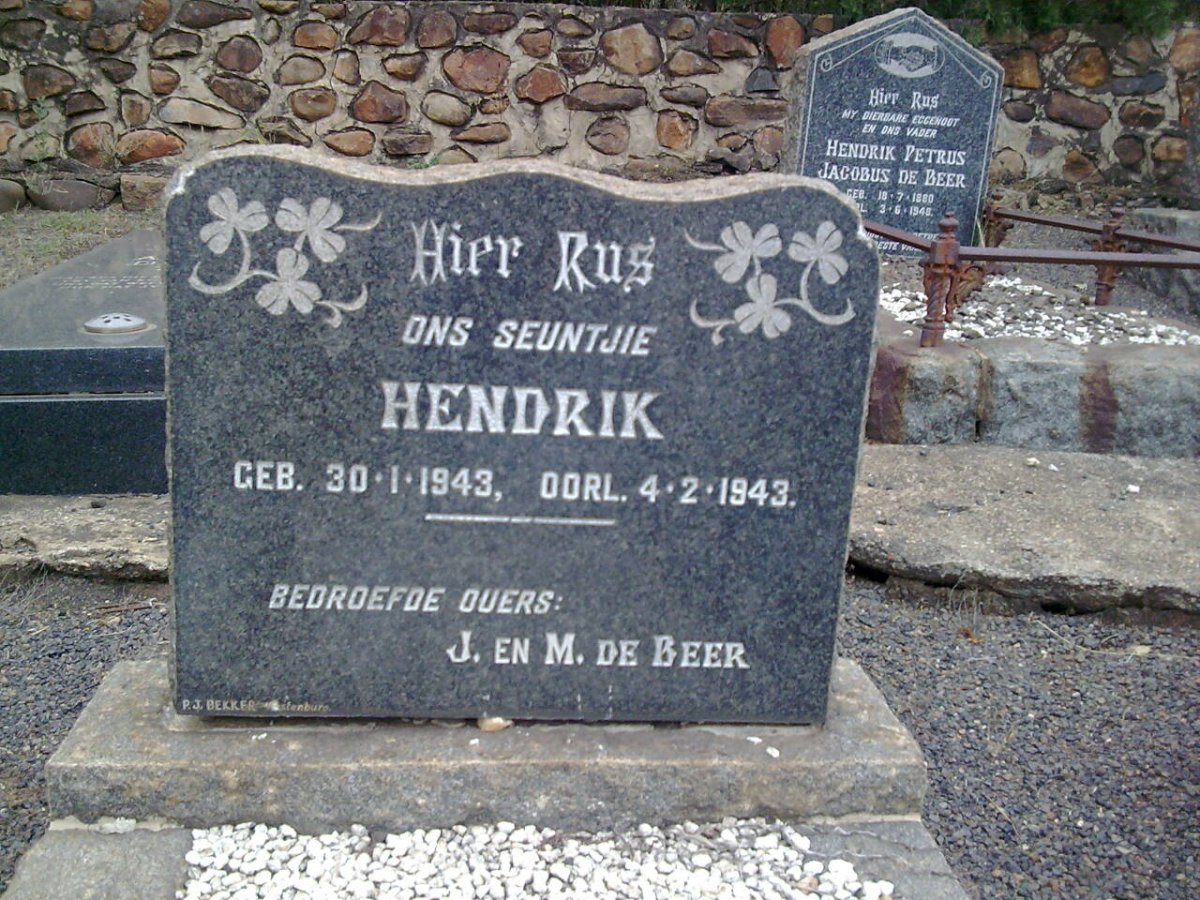 BEER Hendrik, de 1943-1943