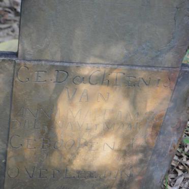 VERMAAK Anna Marea Magdalena nee LOMBARD 1846-1890