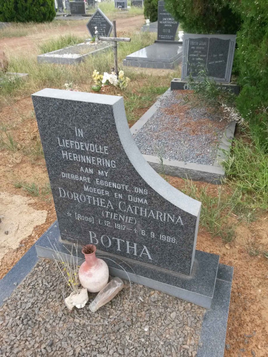 BOTHA Dorothea Catharina nee ROOS 1917-1988