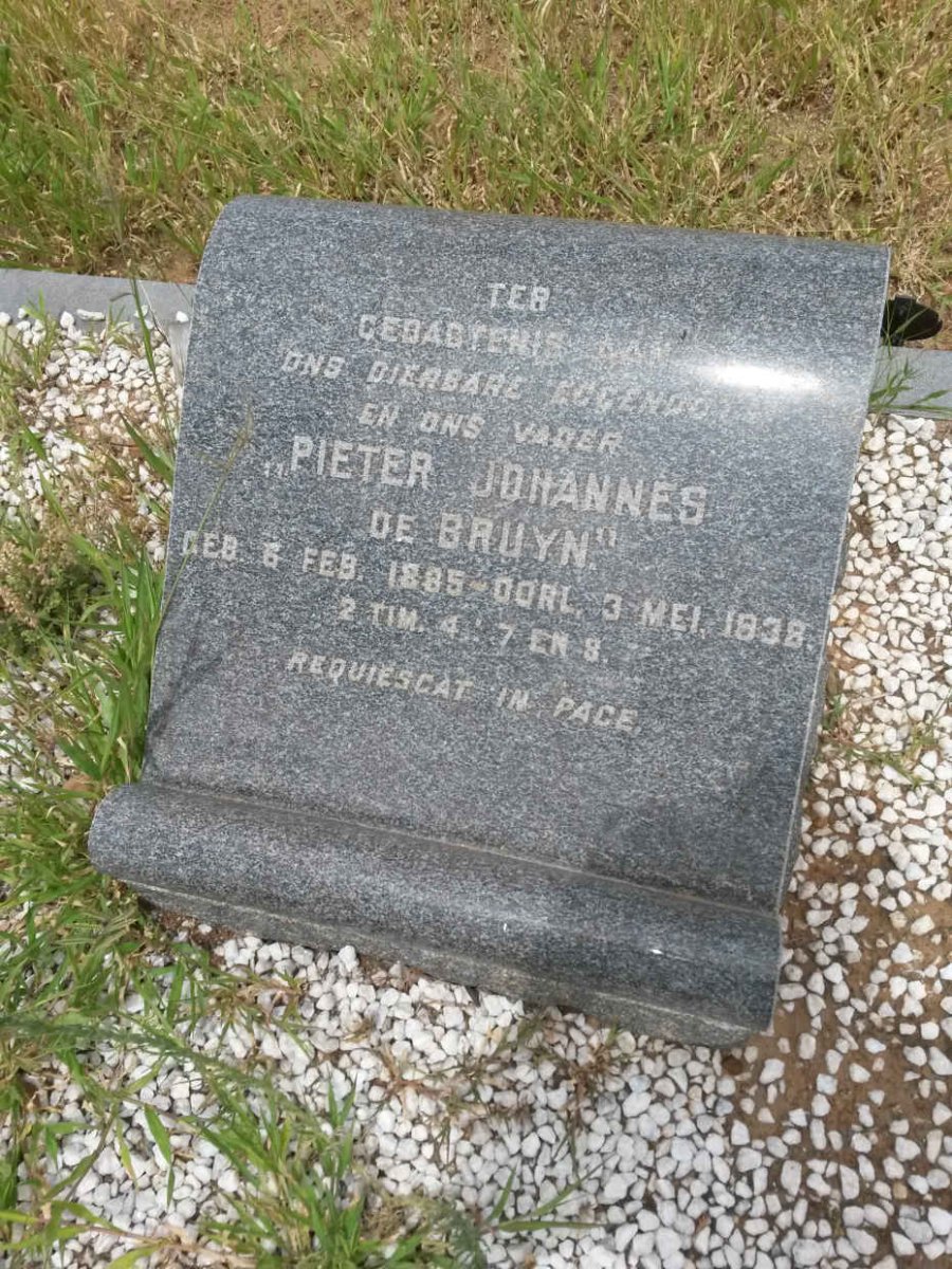 BRUYN Pieter Johannes, de 1885-1938