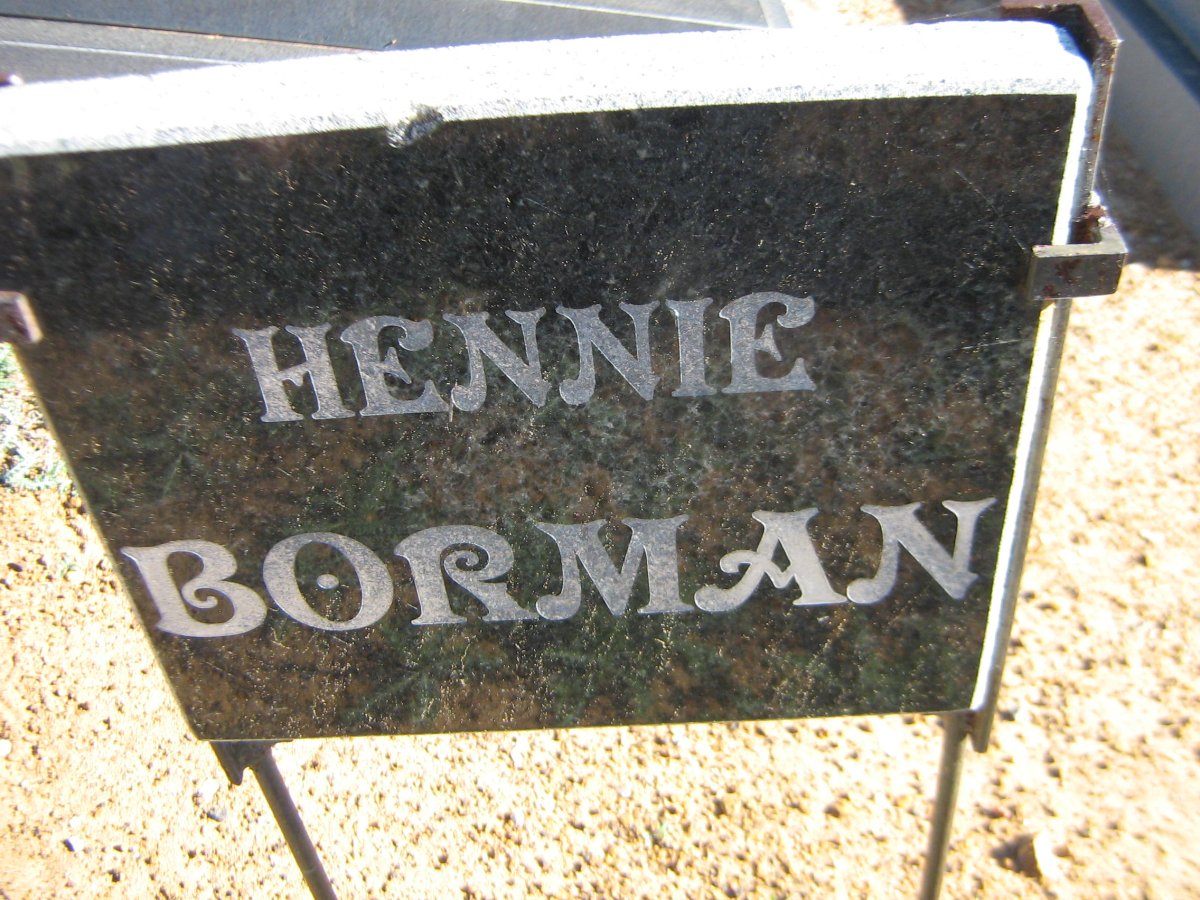 BORMAN Hennie