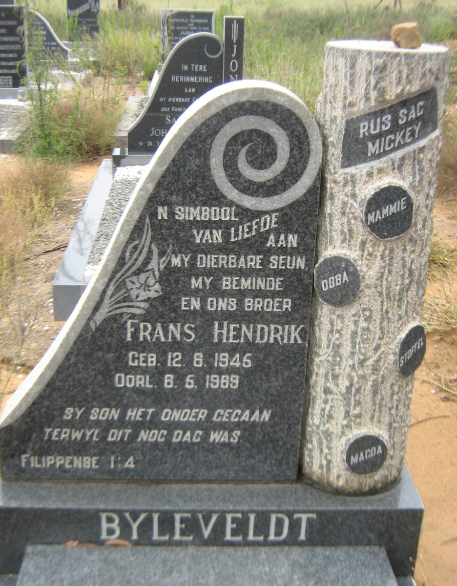 BYLEVELDT Frans Hendrik 1945-1969
