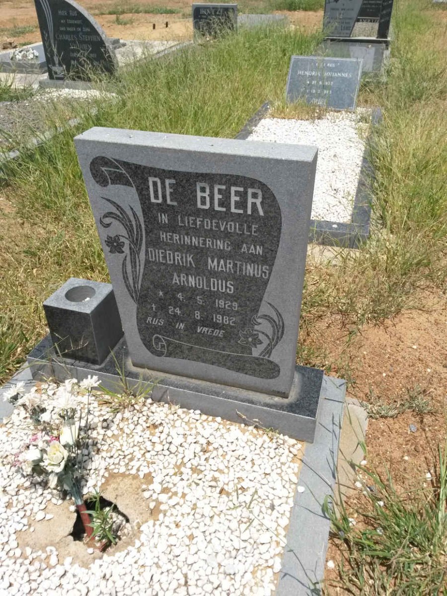 BEER Diedrik Martinus Arnoldus, de 1929-1982