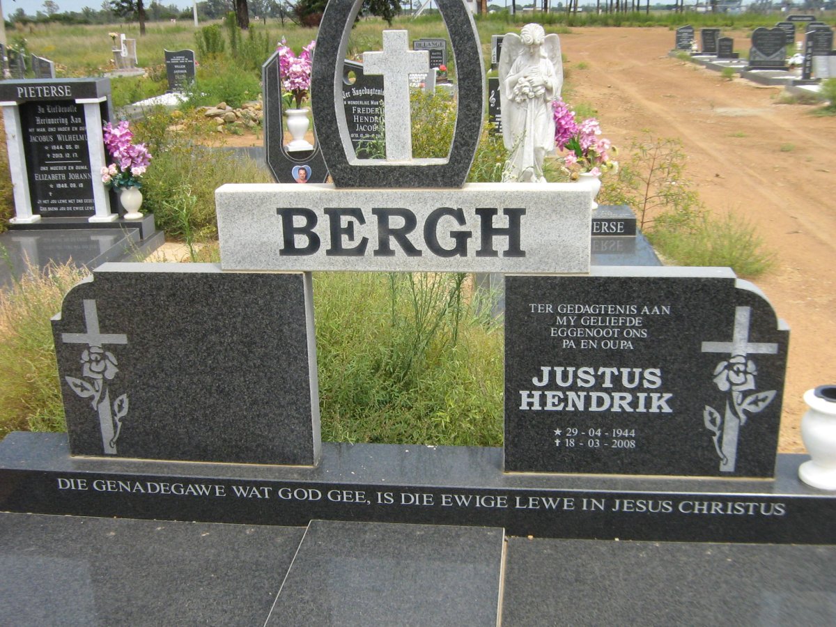BERGH Justus Hendrik 1944-2008