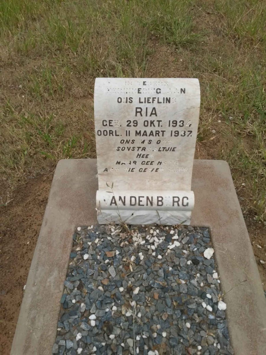 BERG Ria, van den 1934-1937