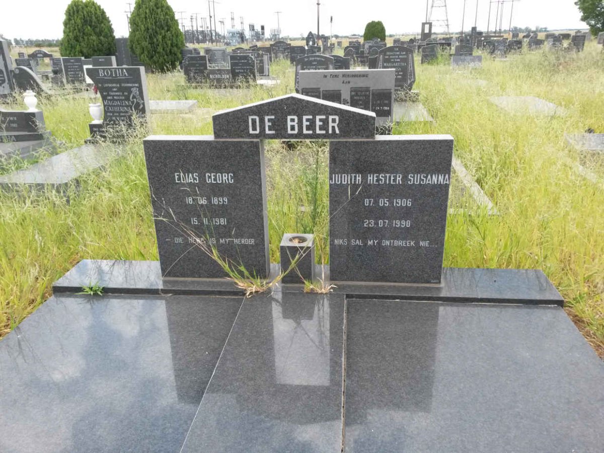 BEER Elias Georg, de 1899-1981 &amp; Judith Hester Susanna 1906-1990