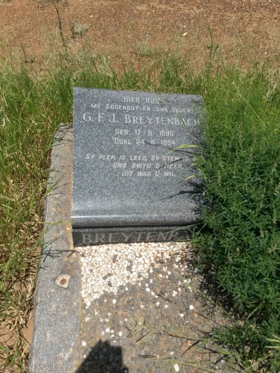BREYTENBACH G.F.J. 1896-1954