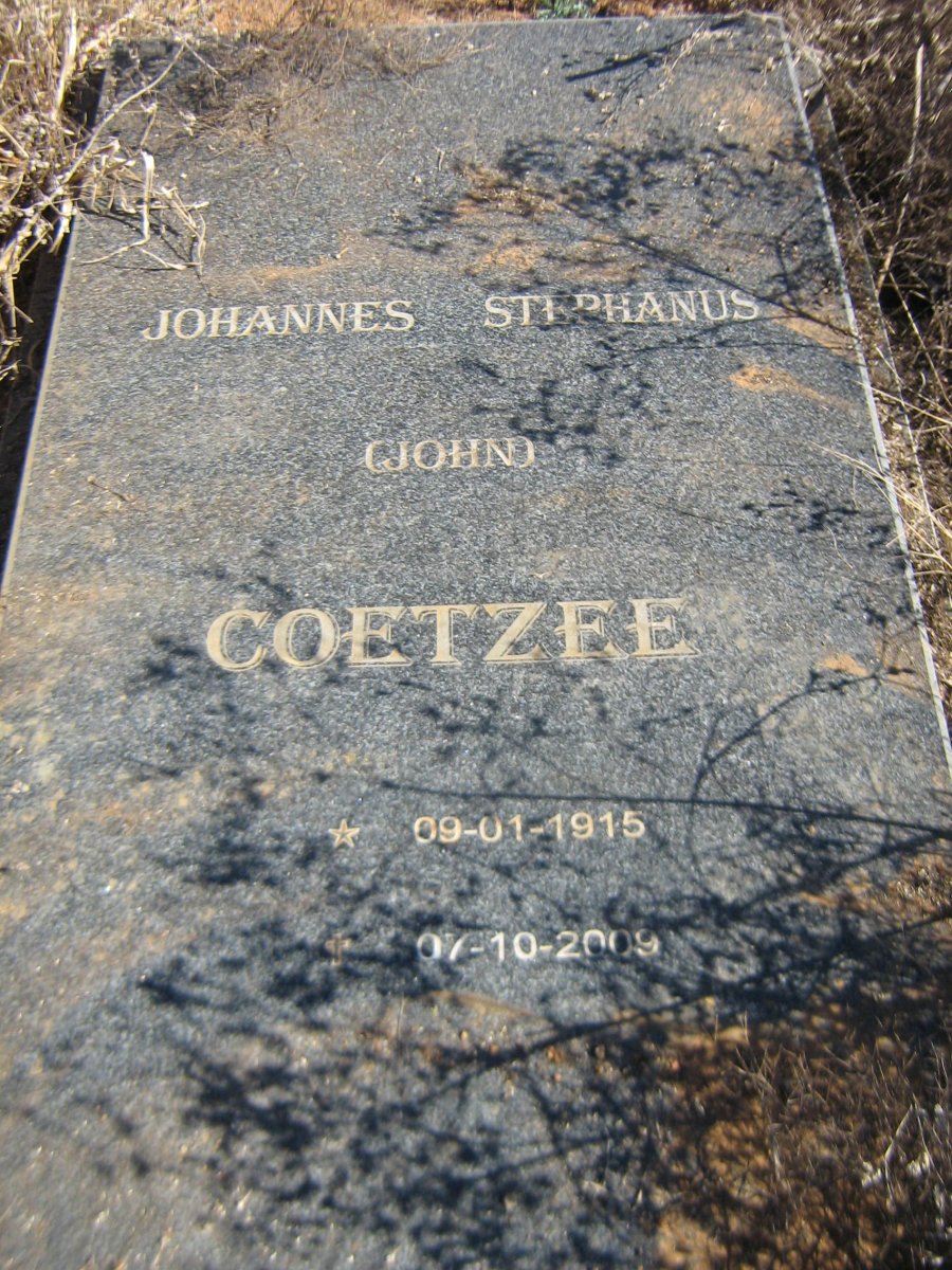 COETZEE Johannes Stephanus 1915-2009