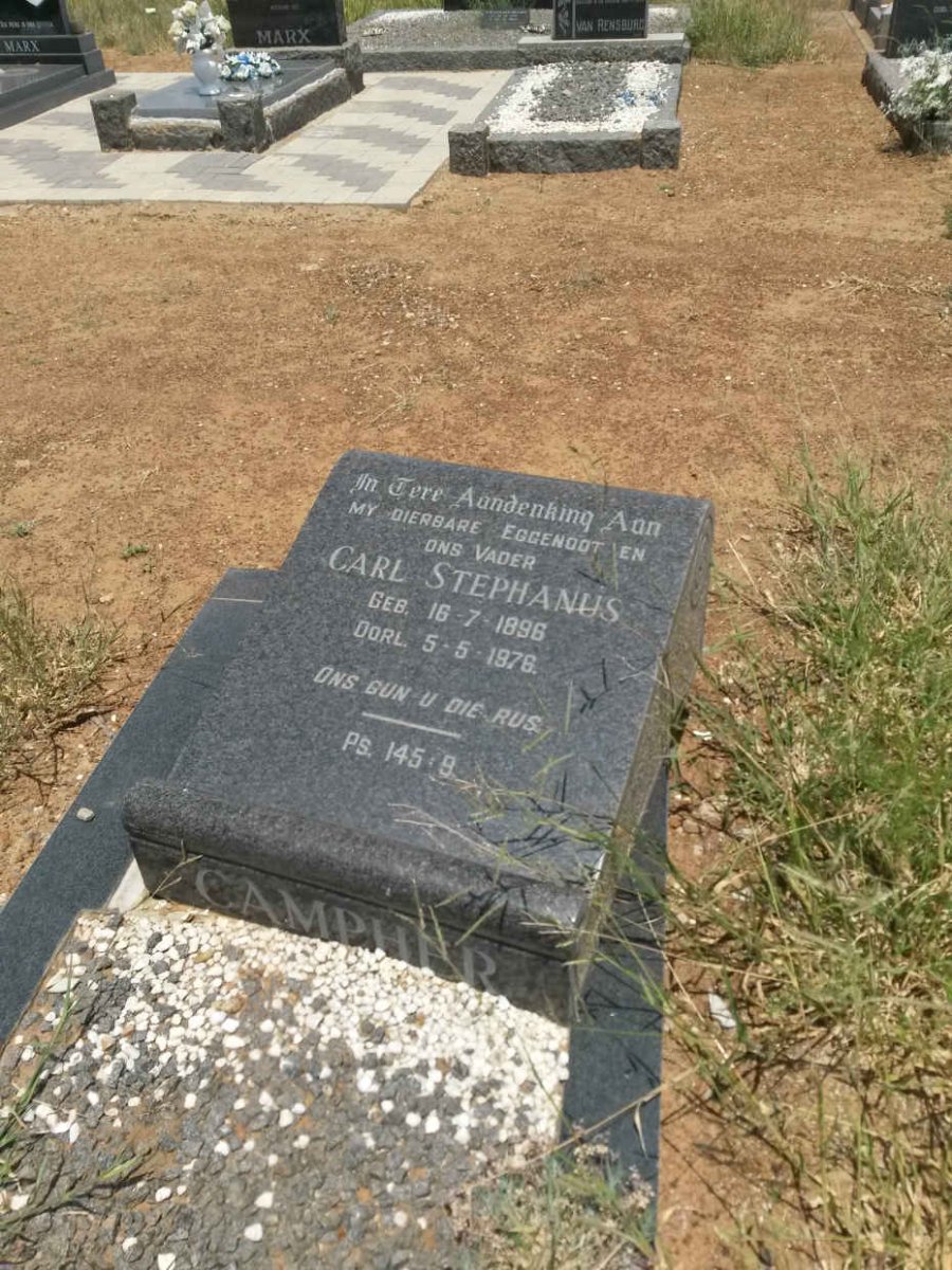CAMPHER Carl Stephanus 1896-1976