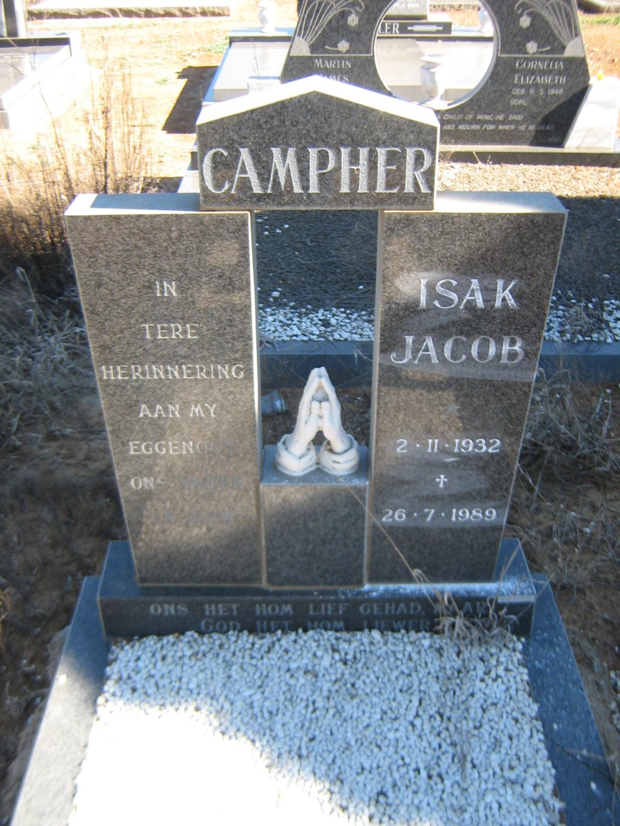 CAMPHER Isak Jacob 1932-1989