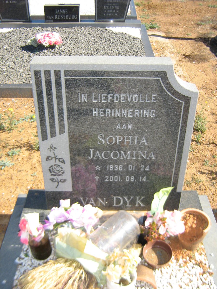 DYK Sophia Jacomina, van 1936-2001