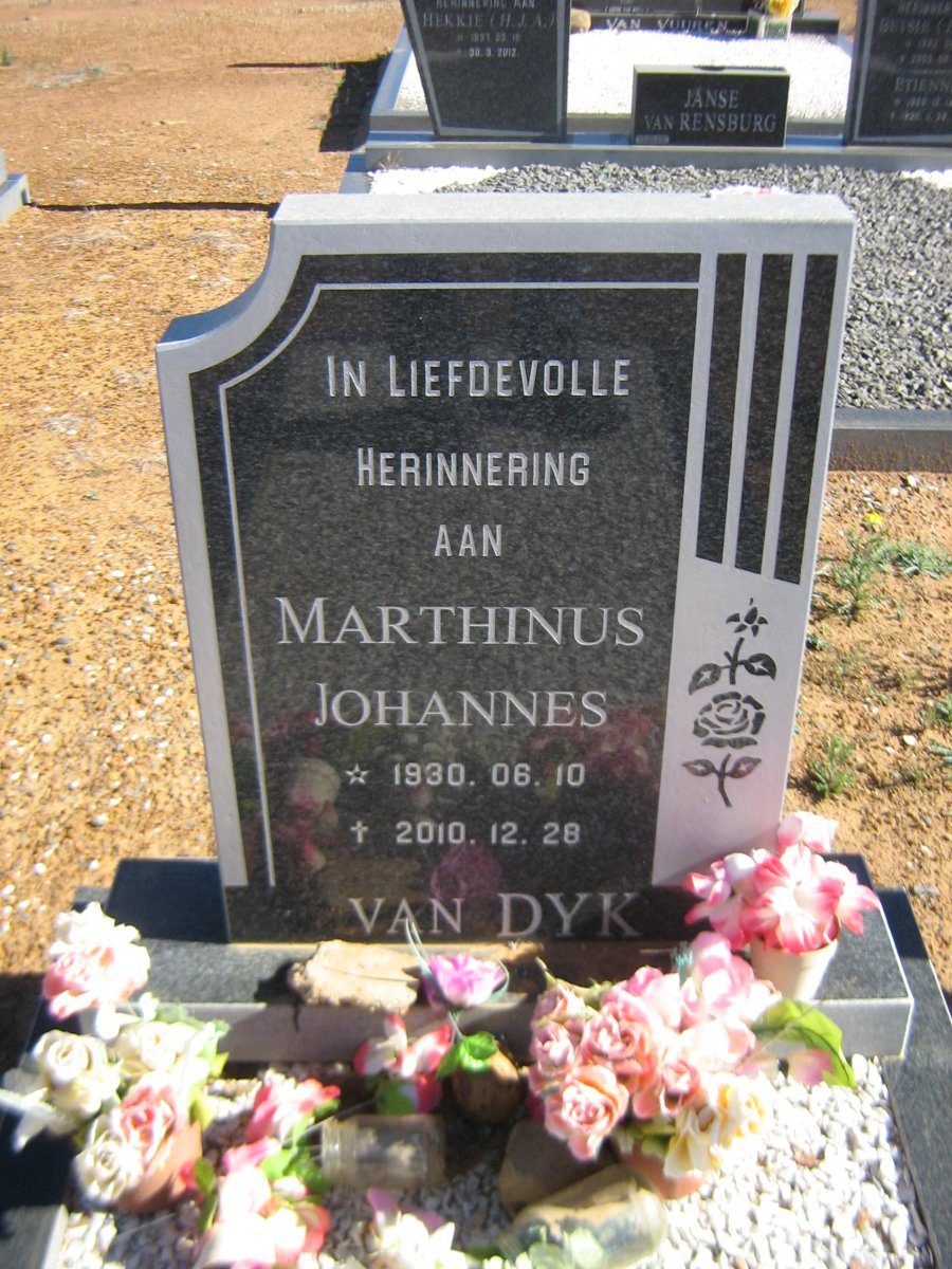 DYK Marthinus Johannes, van 1930-2010