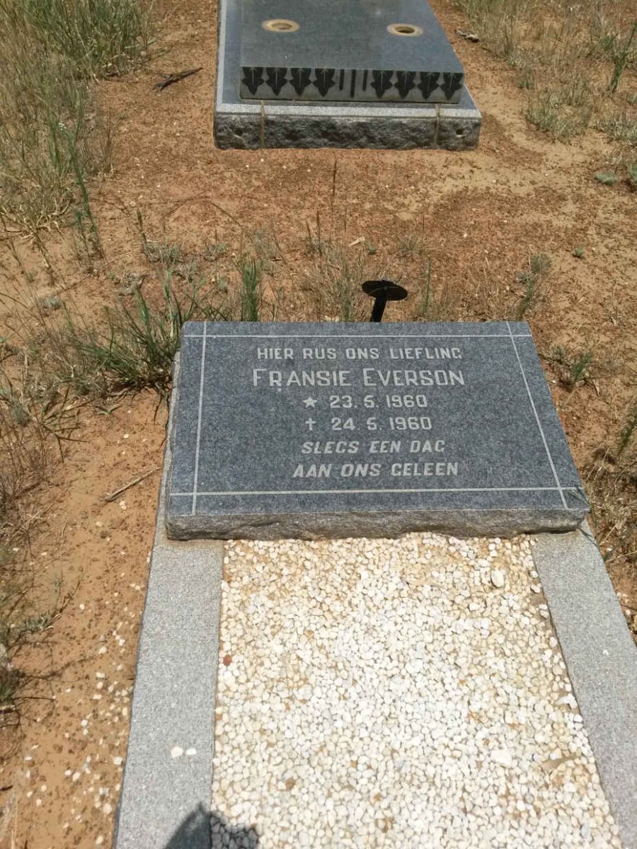 EVERSON Fransie 1960-1960