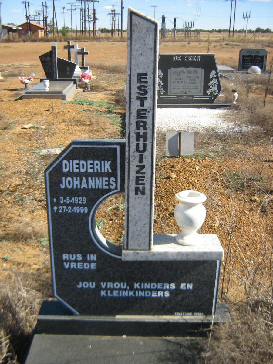 ESTERHUIZEN Diederik Johannes 1929-1999
