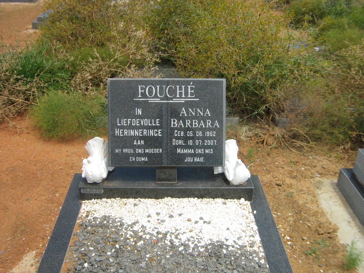 FOUCHE Anna Barbara 1952-2007